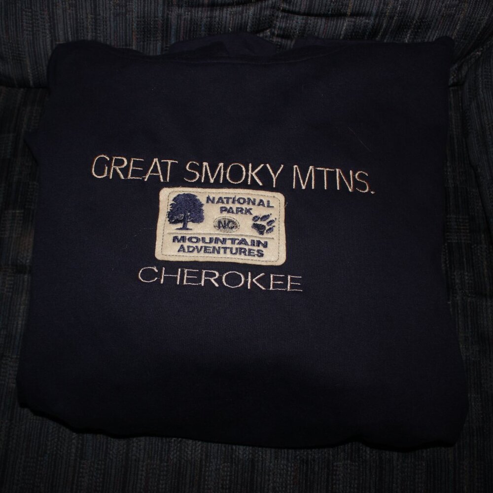 Great Smoky Mountains Long-Sleeve Hoodie Sweatshirt Jacket